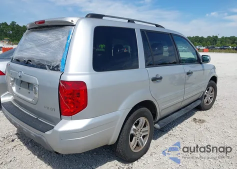 2004 Honda Pilot Ex-L из США, поврежденный, VIN 2HKYF18654H503368